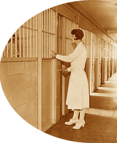 Woman Jailor at Unknown Prison